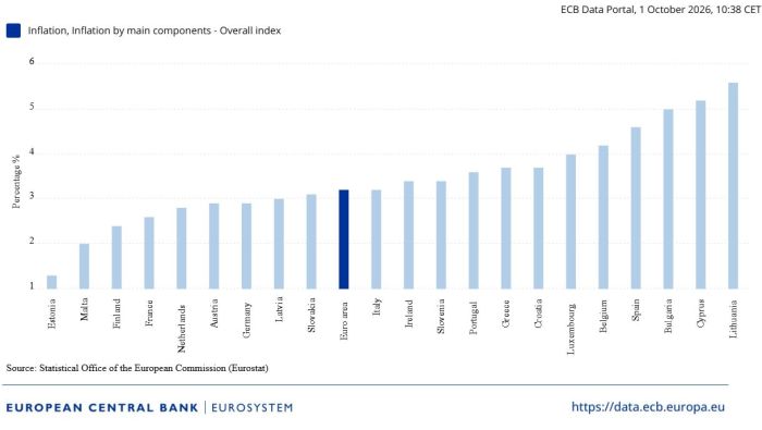 Inflaţia a atins cele mai ridicate cote din ultimii ani în marile economii din zona euro